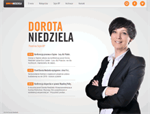 Tablet Screenshot of dorotaniedziela.com